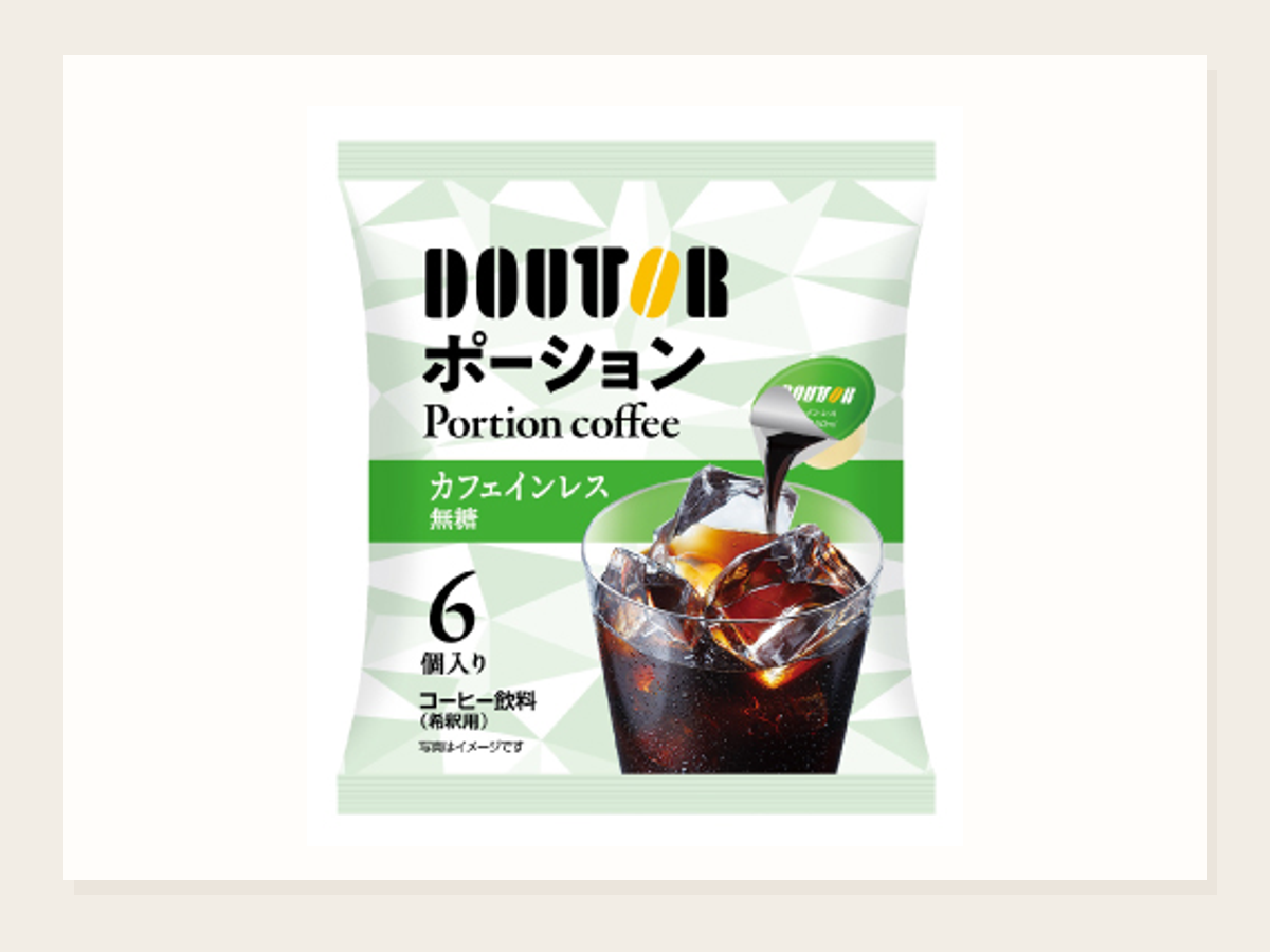 ポーションコーヒー カフェインレス6個 3月16日発売