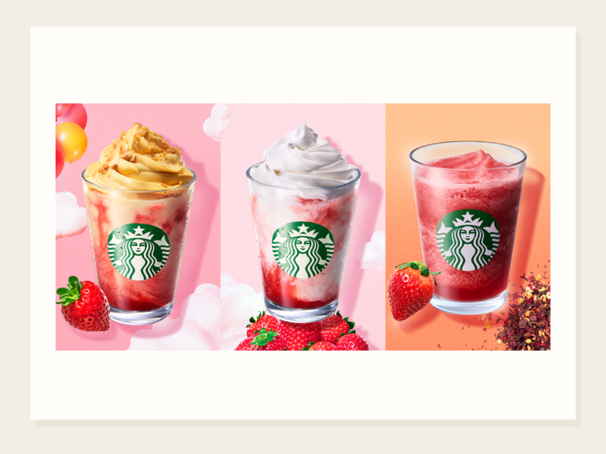 ストロベリービバレッジ3種発売