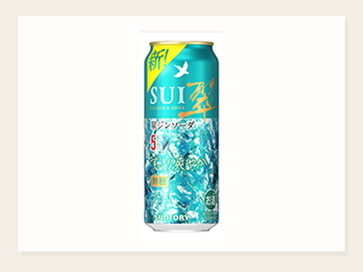 翠ジンソーダ缶 2種新発売