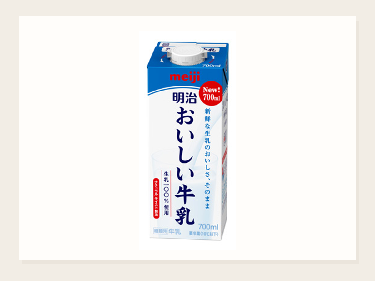 明治おいしい牛乳 700ml 4月6日発売