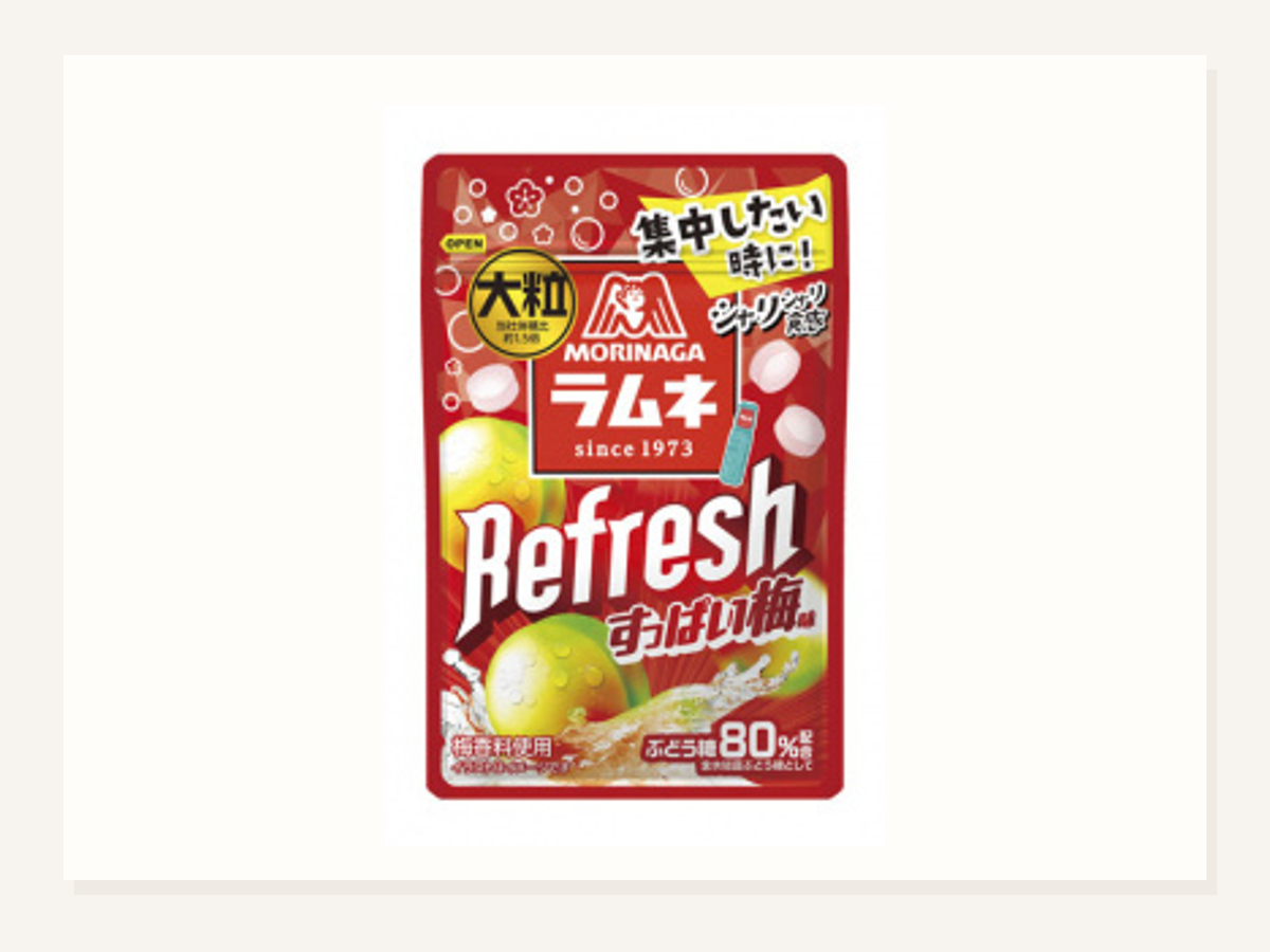大粒ラムネRefresh すっぱい梅新発売