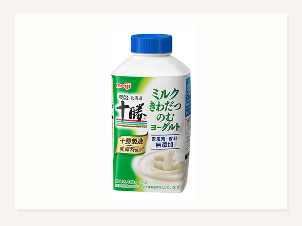 十勝ミルクきわだつ のむヨーグルト発売