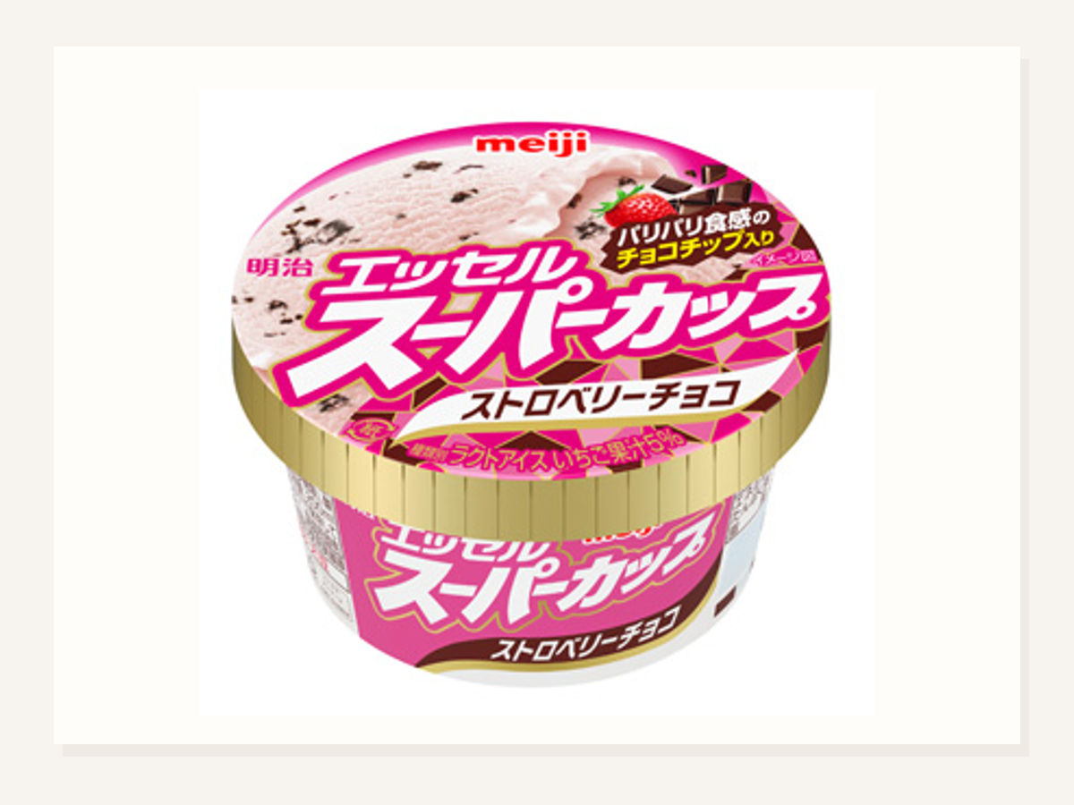 エッセル スーパーカップ ストロベリーチョコ定番化